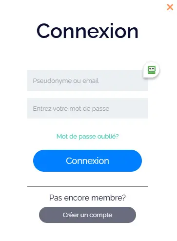 Connexion des membres du 50 Crowns Casino