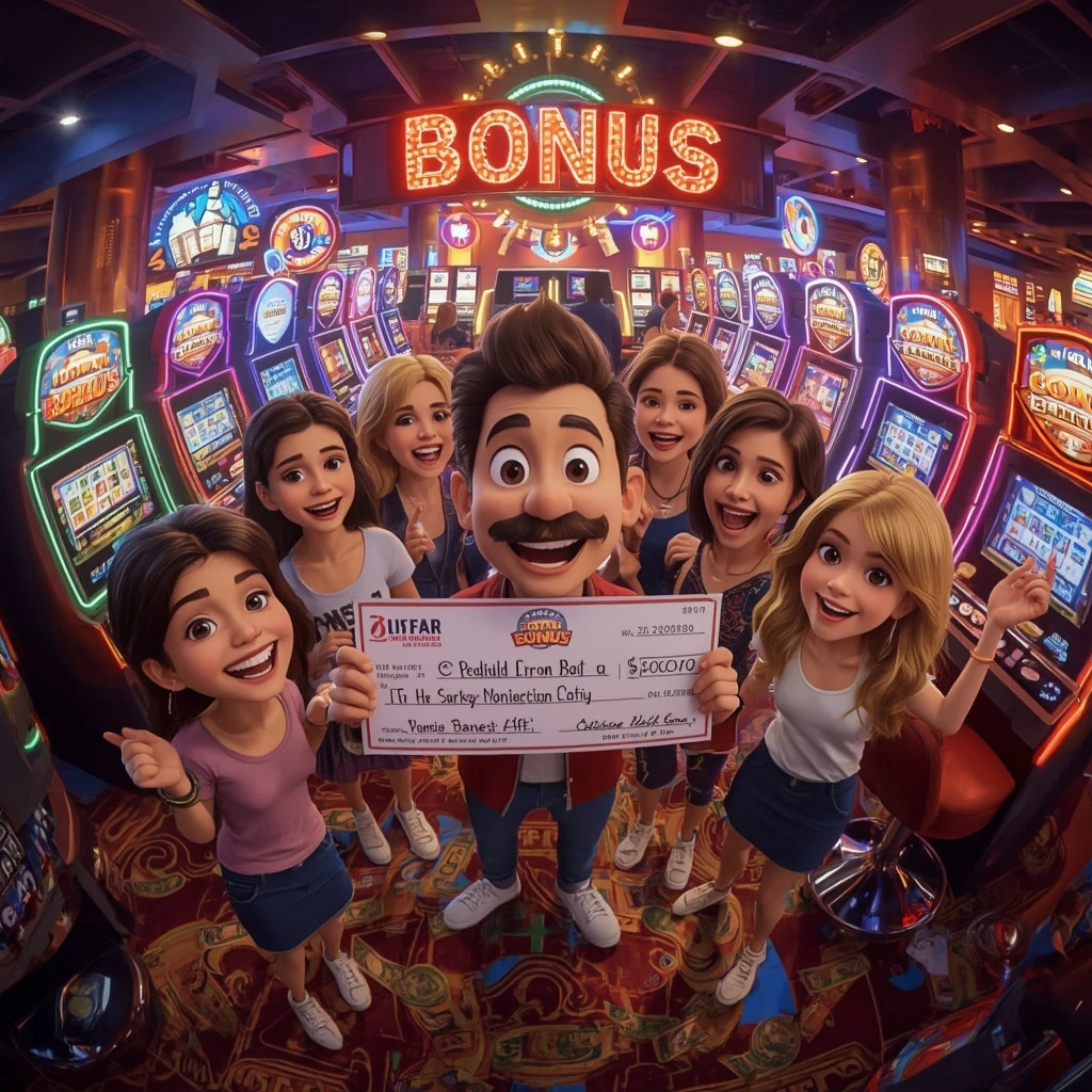 bonus dans les mains d'un homme au 50 Crowns Casino